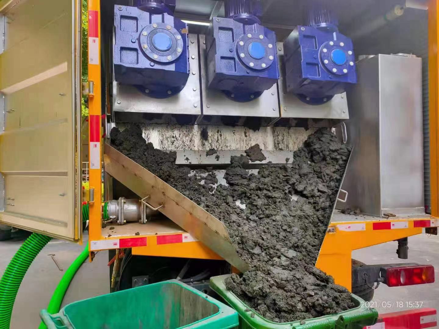 双阳化粪池清掏城市维护站-泥浆净化干湿分离处理